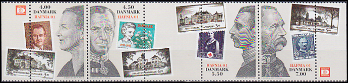 Danmark AFA 1294 - 97<br>Postfrisk Sammentryk